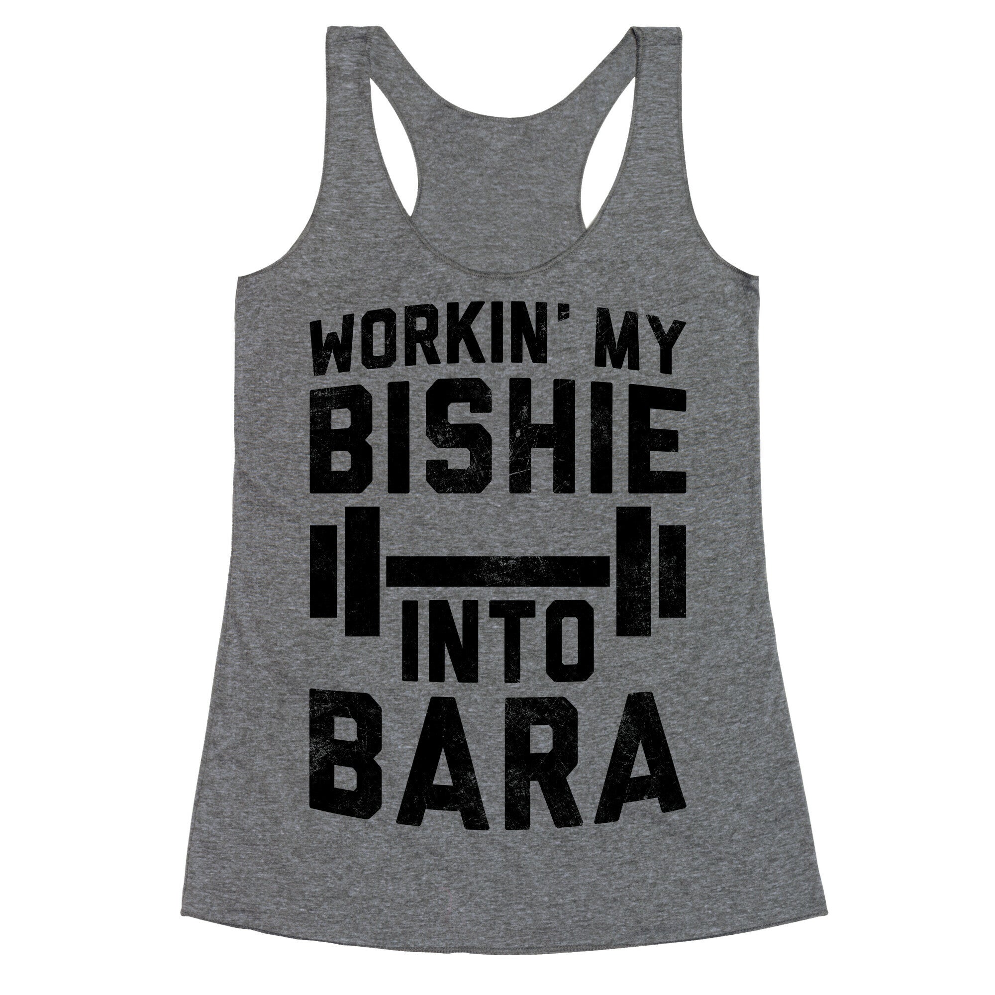 Workin' My Bishie Into Bara Racerback Tank